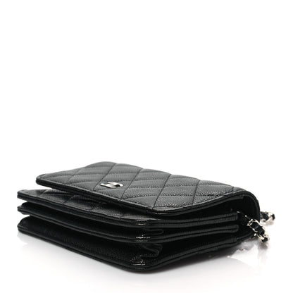 Chanel Caviar Quilted Mini Wallet On Chain WOC Black 8 of 8