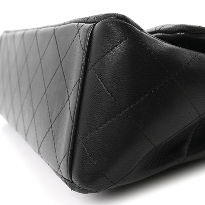 Chanel Lambskin Quilted Maxi Double Flap Black 10 of 11