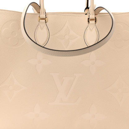 Louis Vuitton Empreinte Monogram Giant Onthego GM Creme 7 of 9