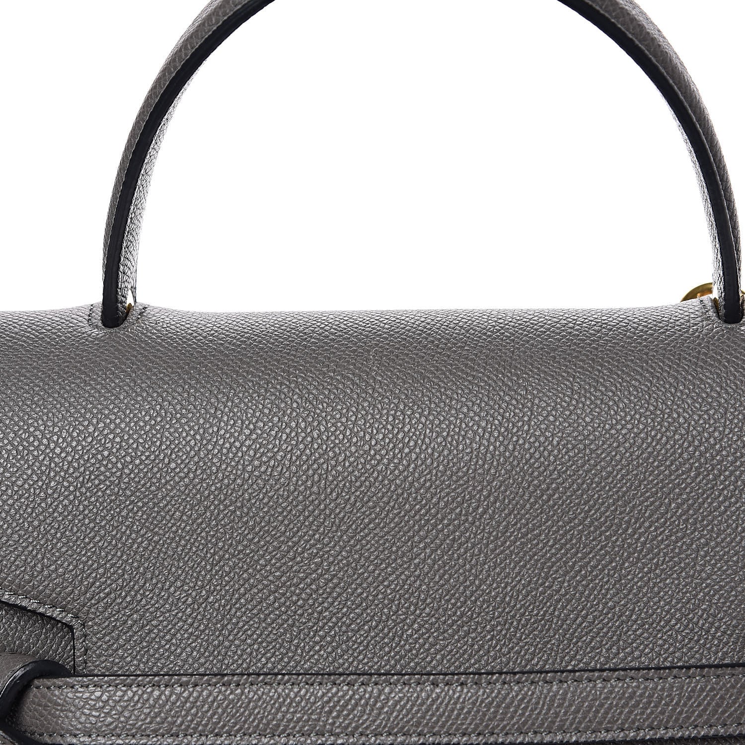 Celine Grained Calfskin Micro Belt Bag Grey 10 of 11