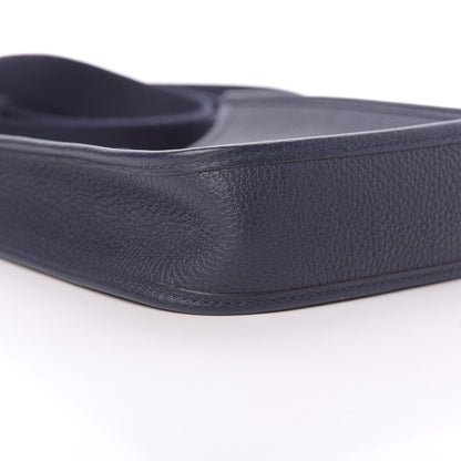 Hermes Taurillon Clemence Amazone Evelyne TPM Bleu Nuit Bleu Indigo 9 of 11
