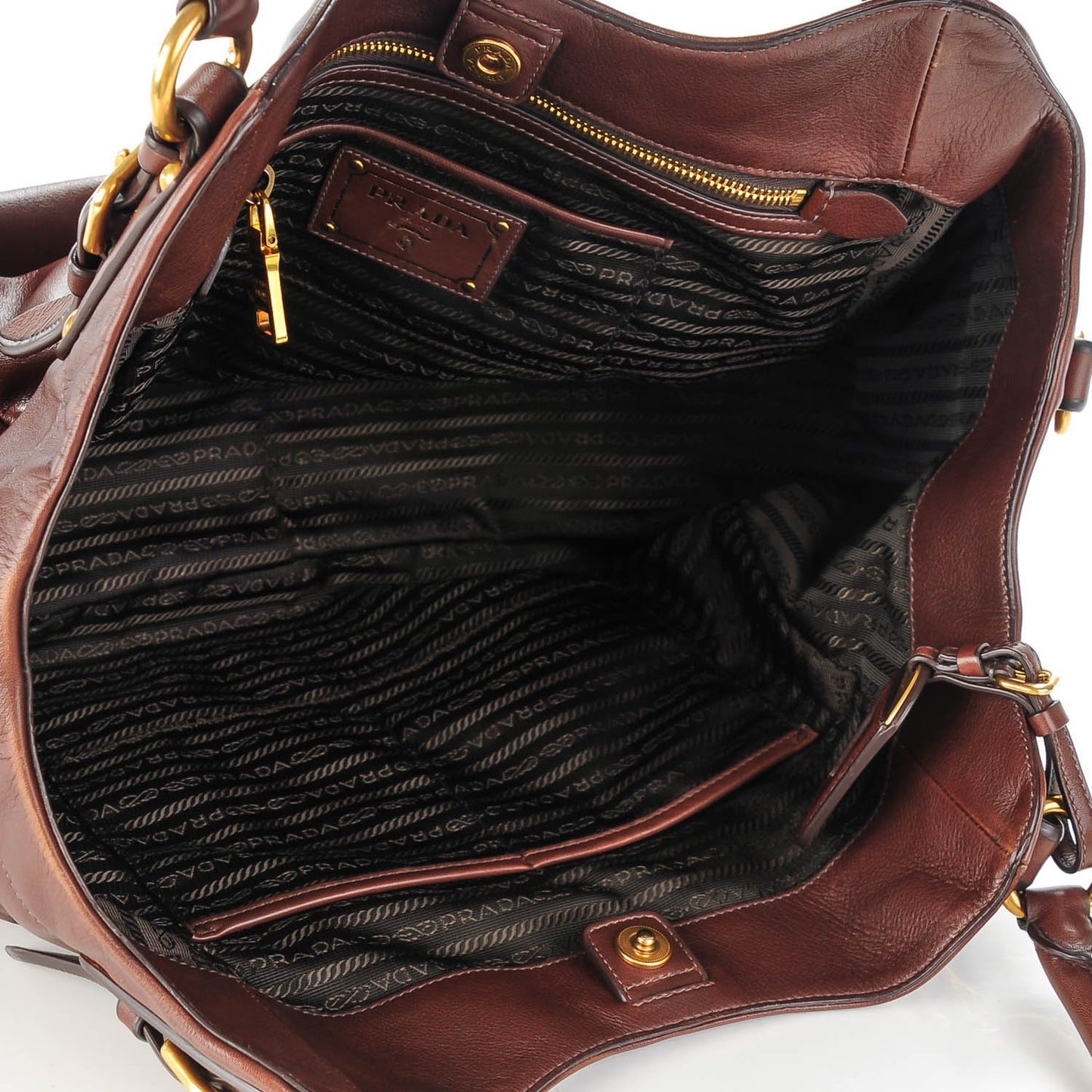 Soft Calf Shoulder Bag Bruciato