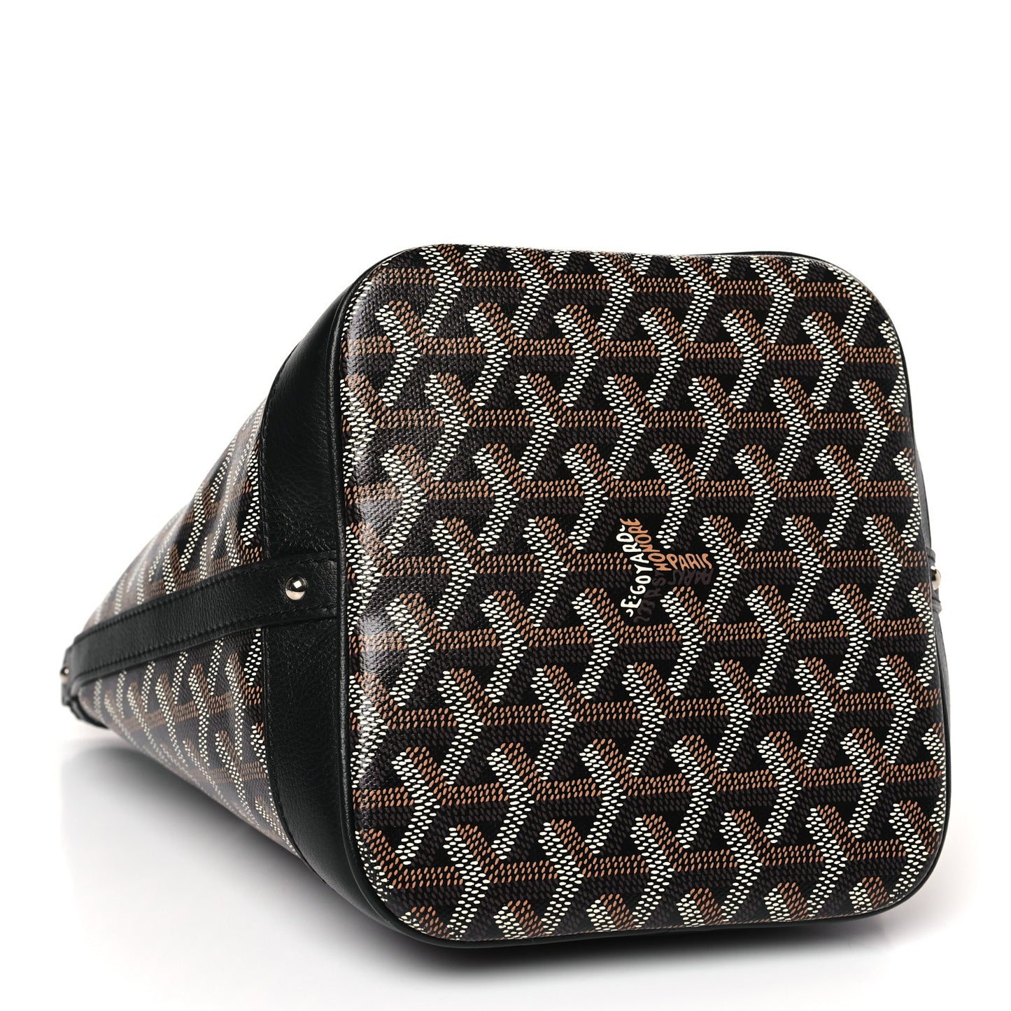 Goyardine Petit Flot Bucket Bag PM Black