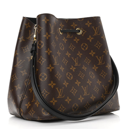 Louis Vuitton Monogram Neonoe MM Black 3 of 9