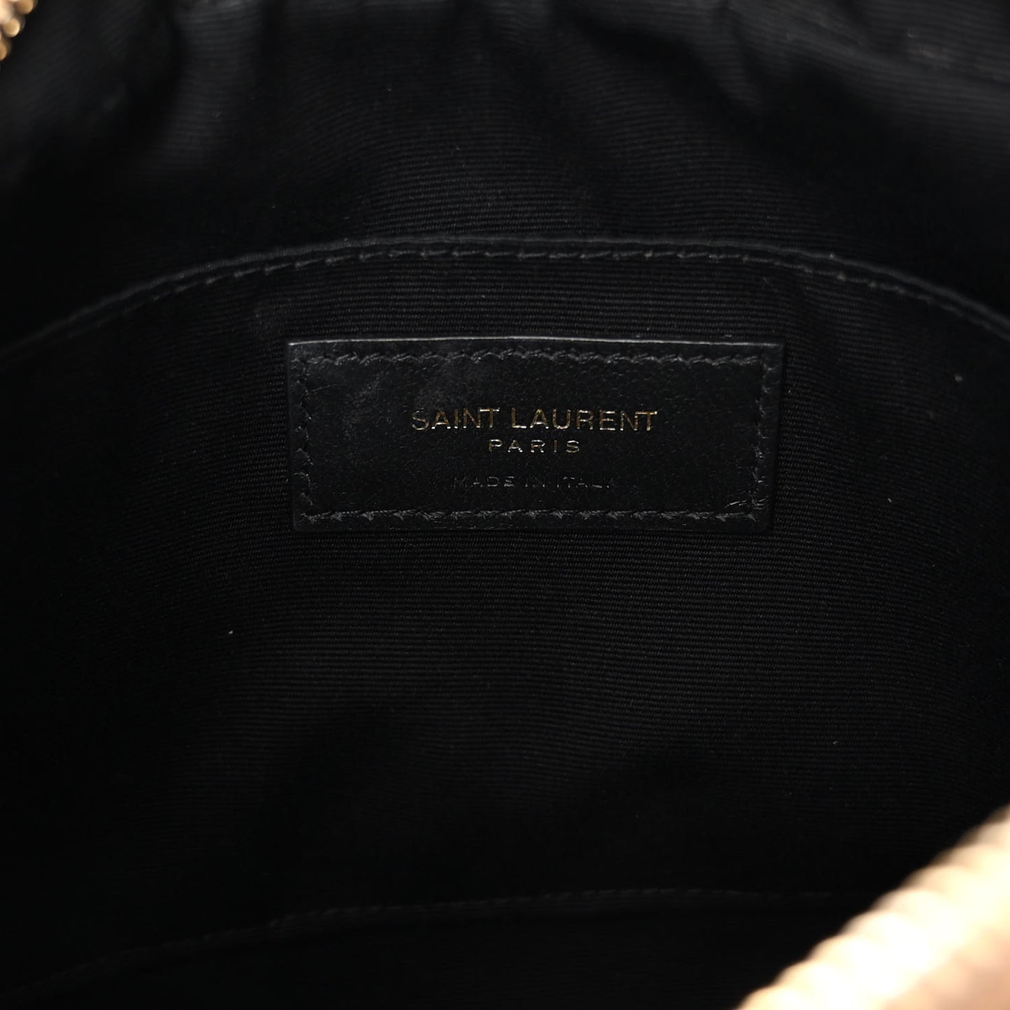 Calfskin Matelasse Monogram Lou Camera Bag Dark Latte