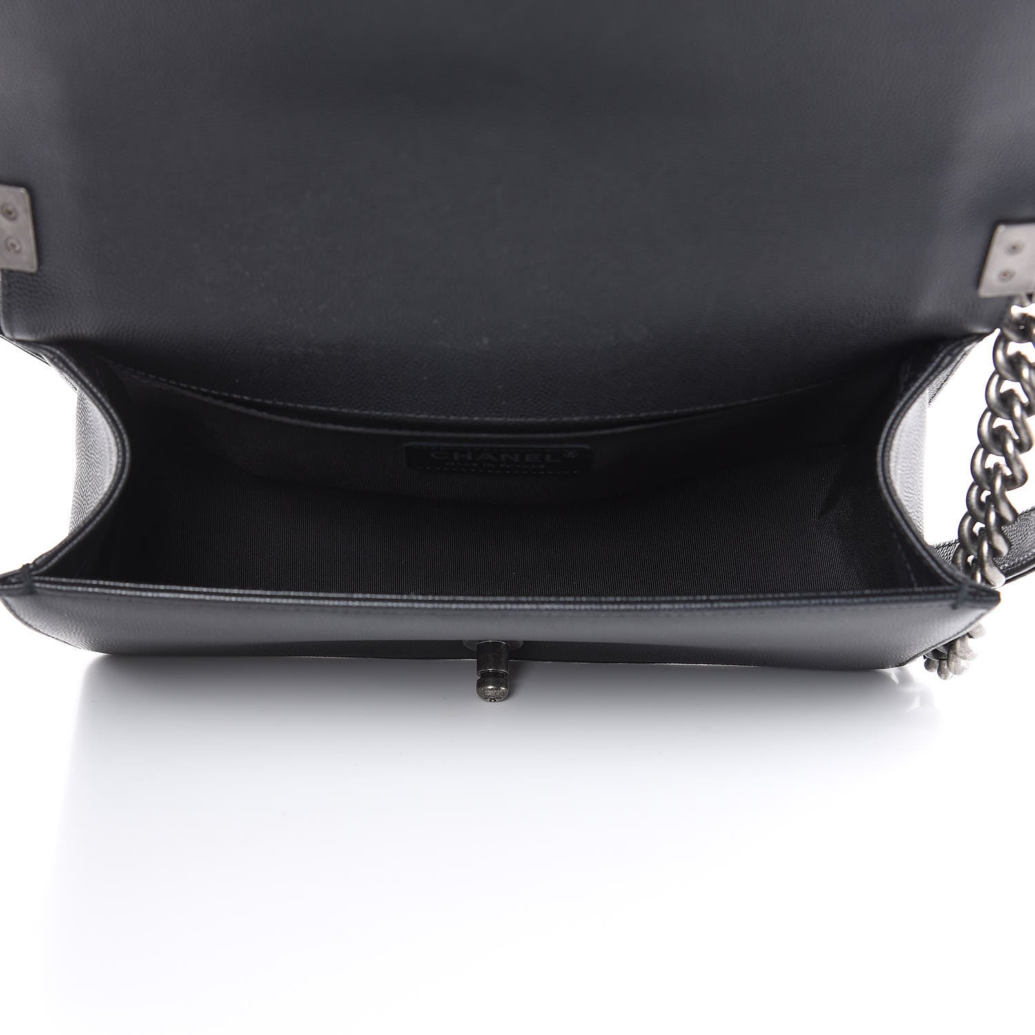 Chanel Caviar Quilted Medium Boy Flap Black 5 of 11