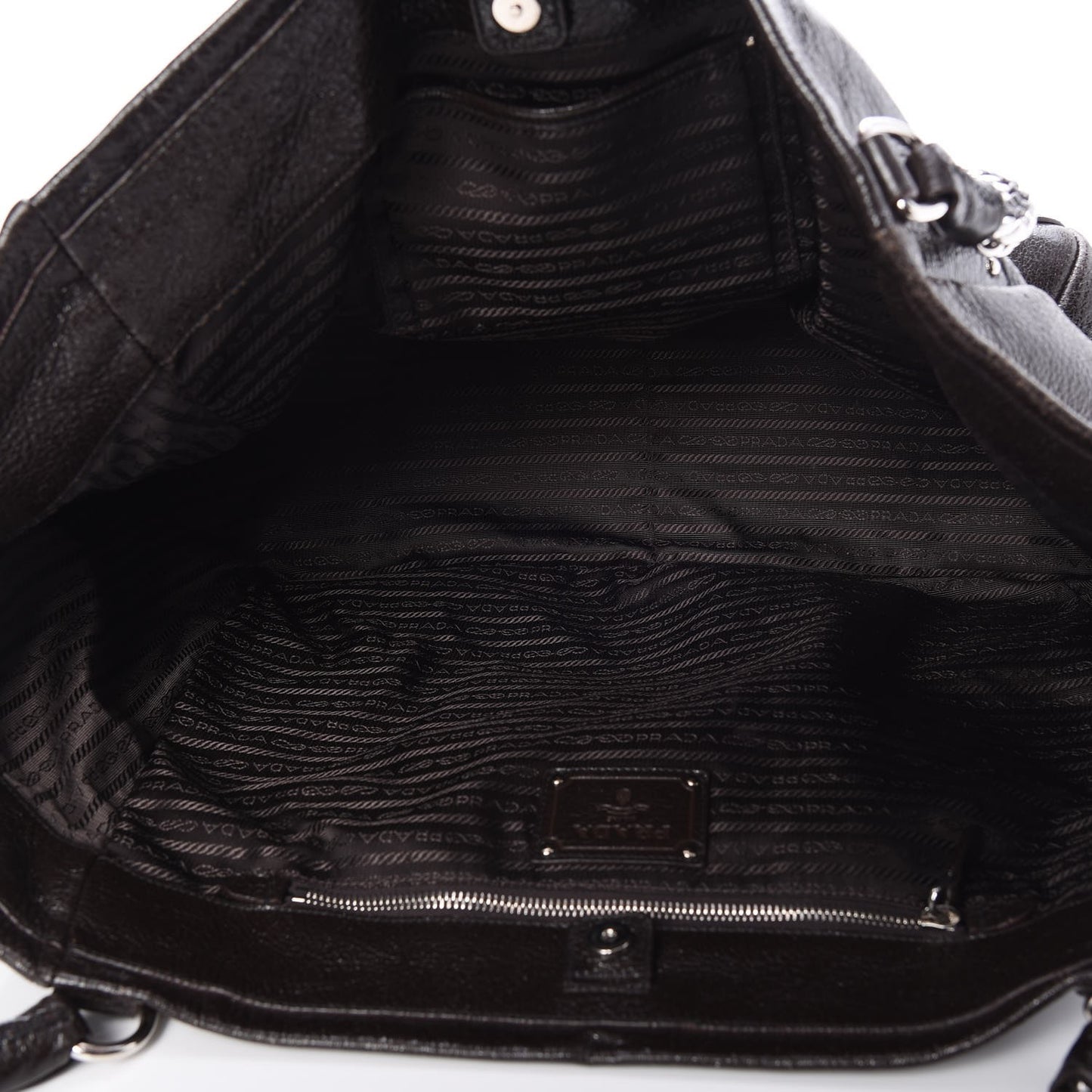 Cervo Lux Chain Shoulder Bag Ebano