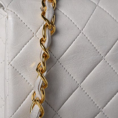 Chanel Lambskin Quilted Mini Square Flap White 12 of 13