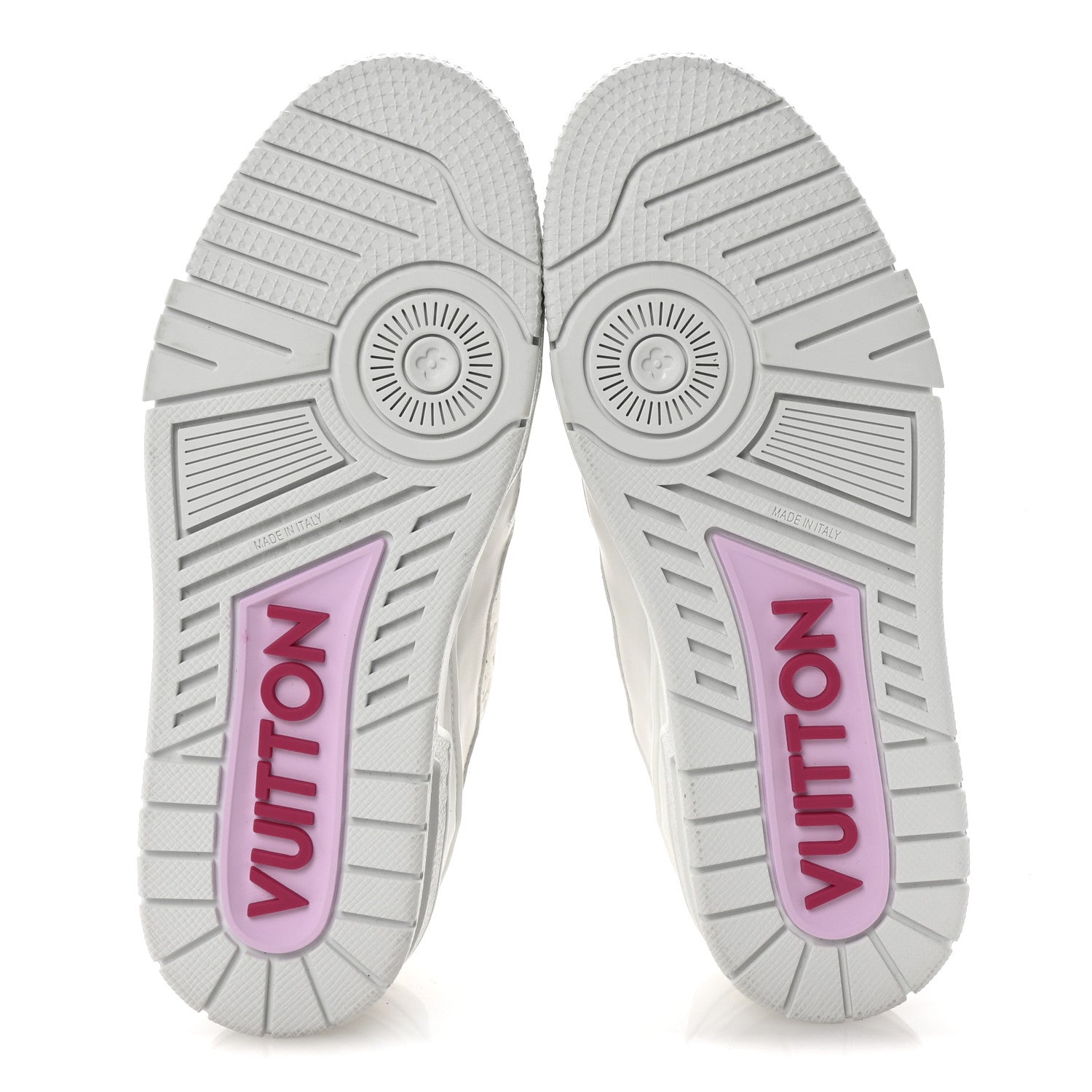 Louis Vuitton LV X TM Embossed Monogram Cherry Blossom LV Trainer Sneakers 37.5 White 6 of 10