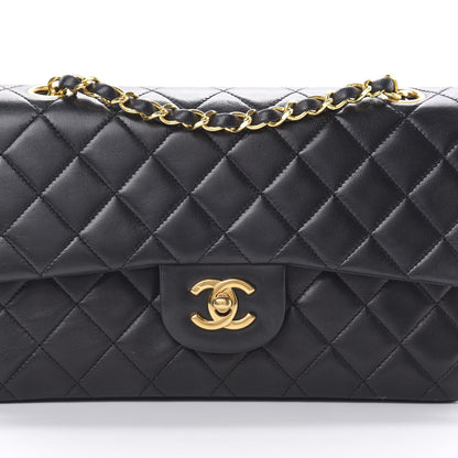 Chanel Lambskin Quilted Small Double Flap Black 9 of 16