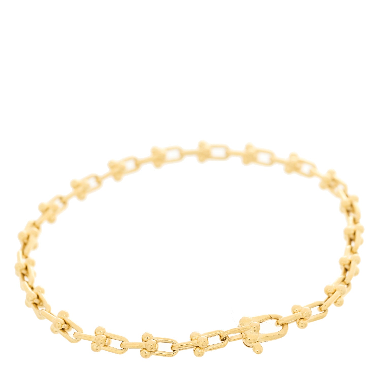 Tiffany 18K Yellow Gold Micro HardWear Link Bracelet 2 of 5