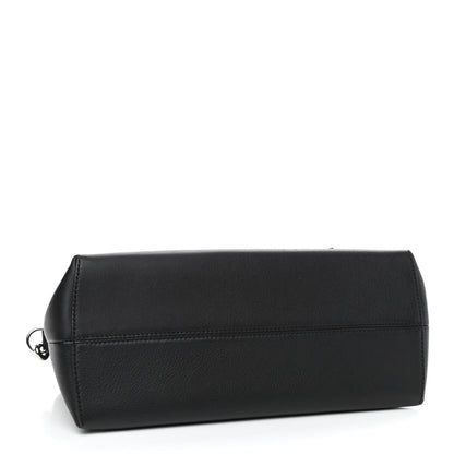 Fendi Vitello Dolce Scalloped Pearl Studded Medium By The Way Boston Bag Black 3 of 9