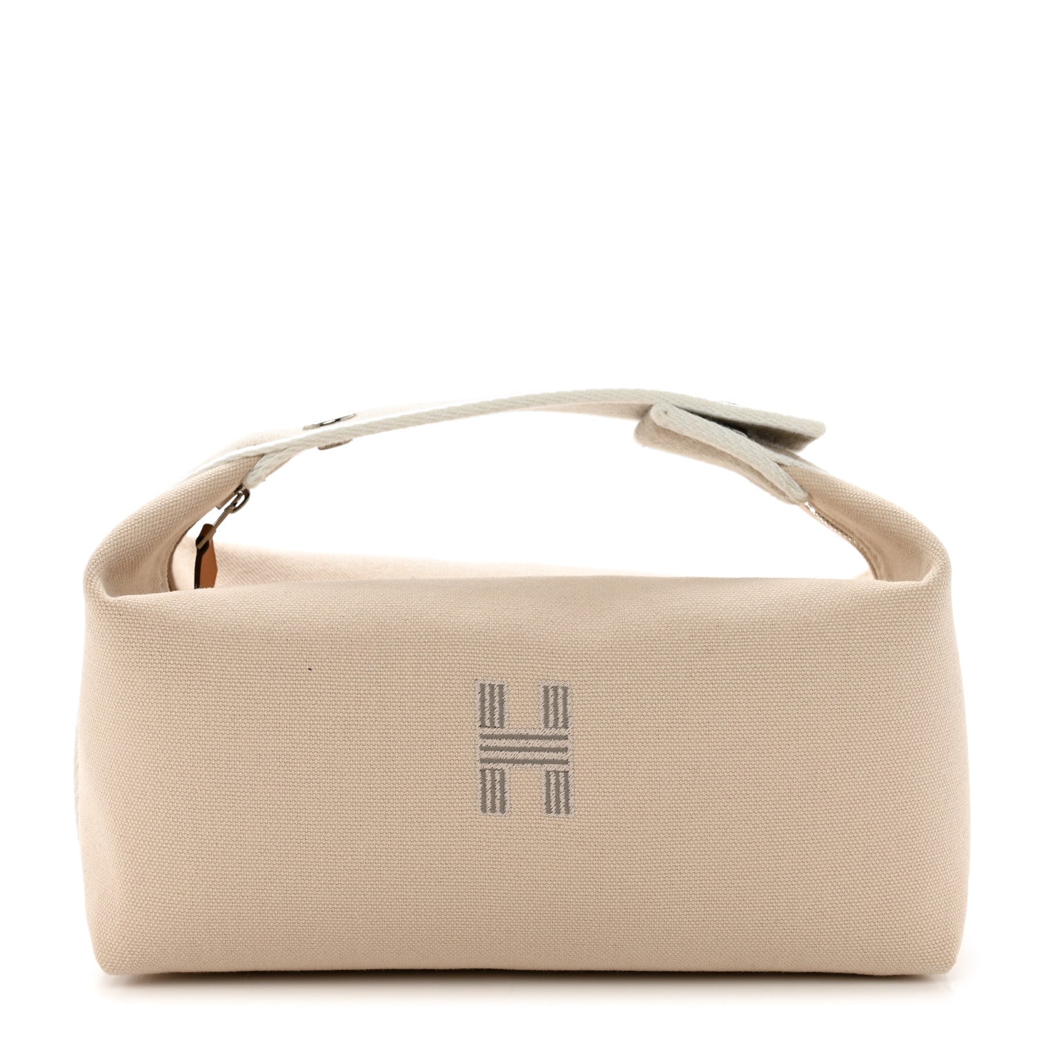 Hermes Canvas Small Bride-A-Brac Pouch Natural 1 of 7