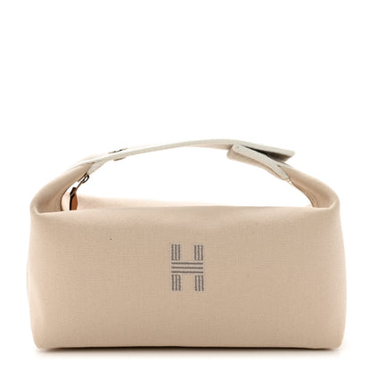 Hermes Canvas Small Bride-A-Brac Pouch Natural 1 of 7