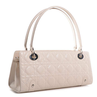 Christian Dior Lambskin Cannage Soft Lady Dior East West Beige 3 of 8