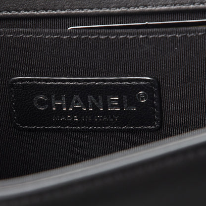 Chanel Calfskin Quilted Medium Boy Flap Black 6 of 10