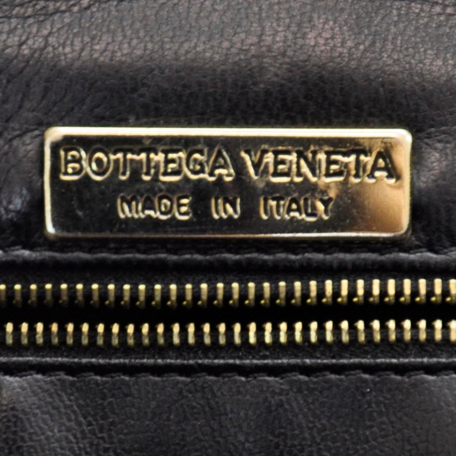 Bottega Veneta Vintage Woven Bag Black 8 of 9