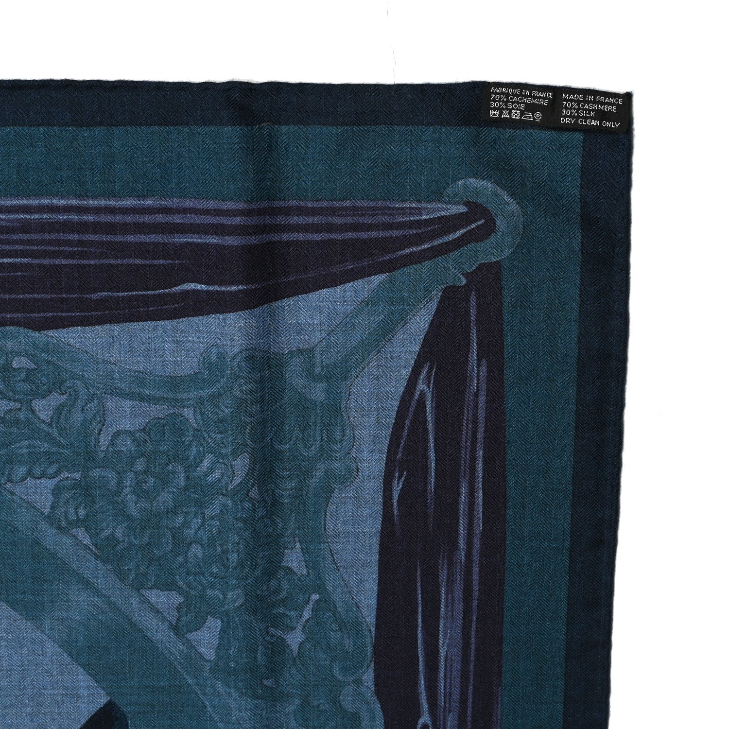 Hermes Cashmere Silk Della Cavalleria Shawl 140 3 of 8