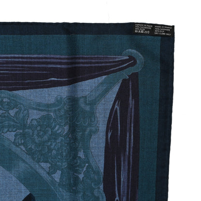 Hermes Cashmere Silk Della Cavalleria Shawl 140 3 of 8