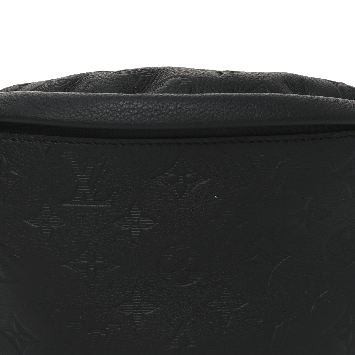 Louis Vuitton Calfskin Monogram Shadow Discovery Bumbag Black 7 of 9