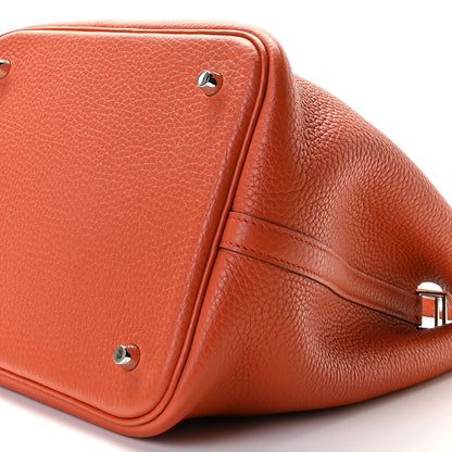 Hermes Taurillon Clemence Picotin Lock 22 MM Terre Battue 7 of 7