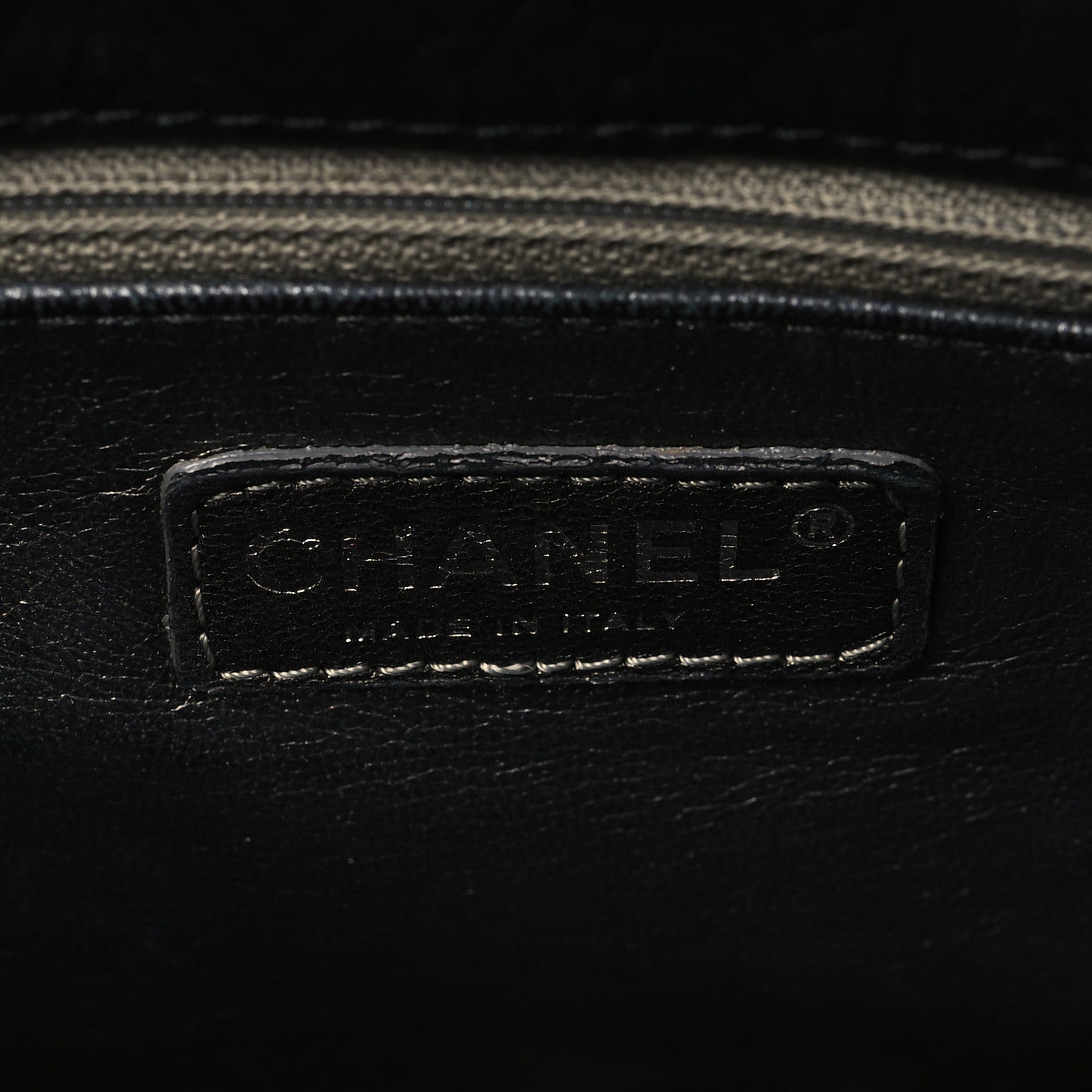 Chanel Distressed Lambskin Lady Braid Flap Black 6 of 9