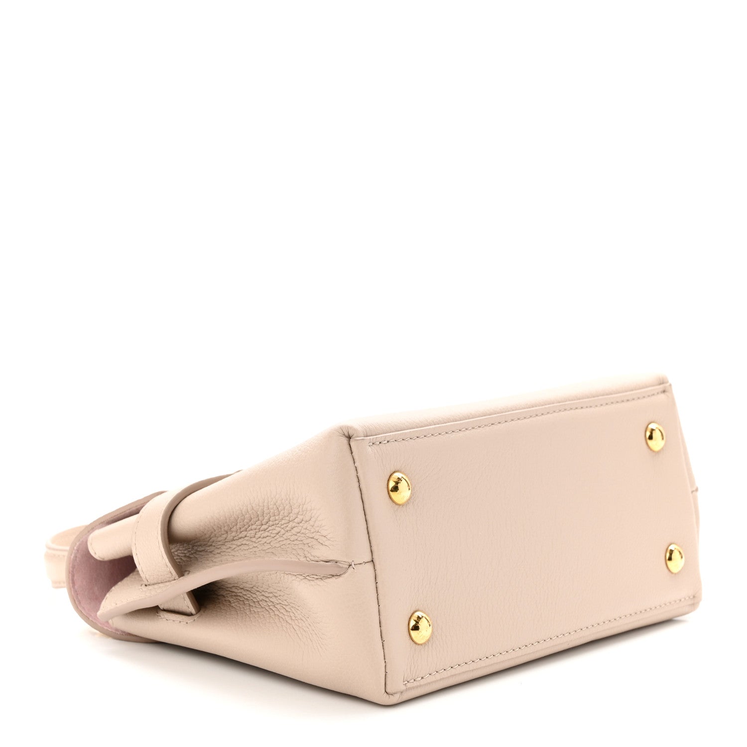 Louis Vuitton Soft Calfskin Mini Lockme Ever Greige 4 of 9
