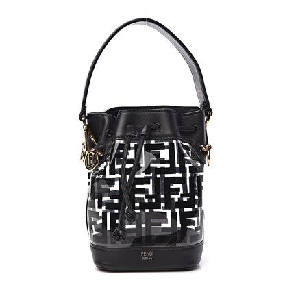 Fendi TPU FF Vitello Grace F is Fendi Mini Mon Tresor Bucket Bag Black 1 of 10