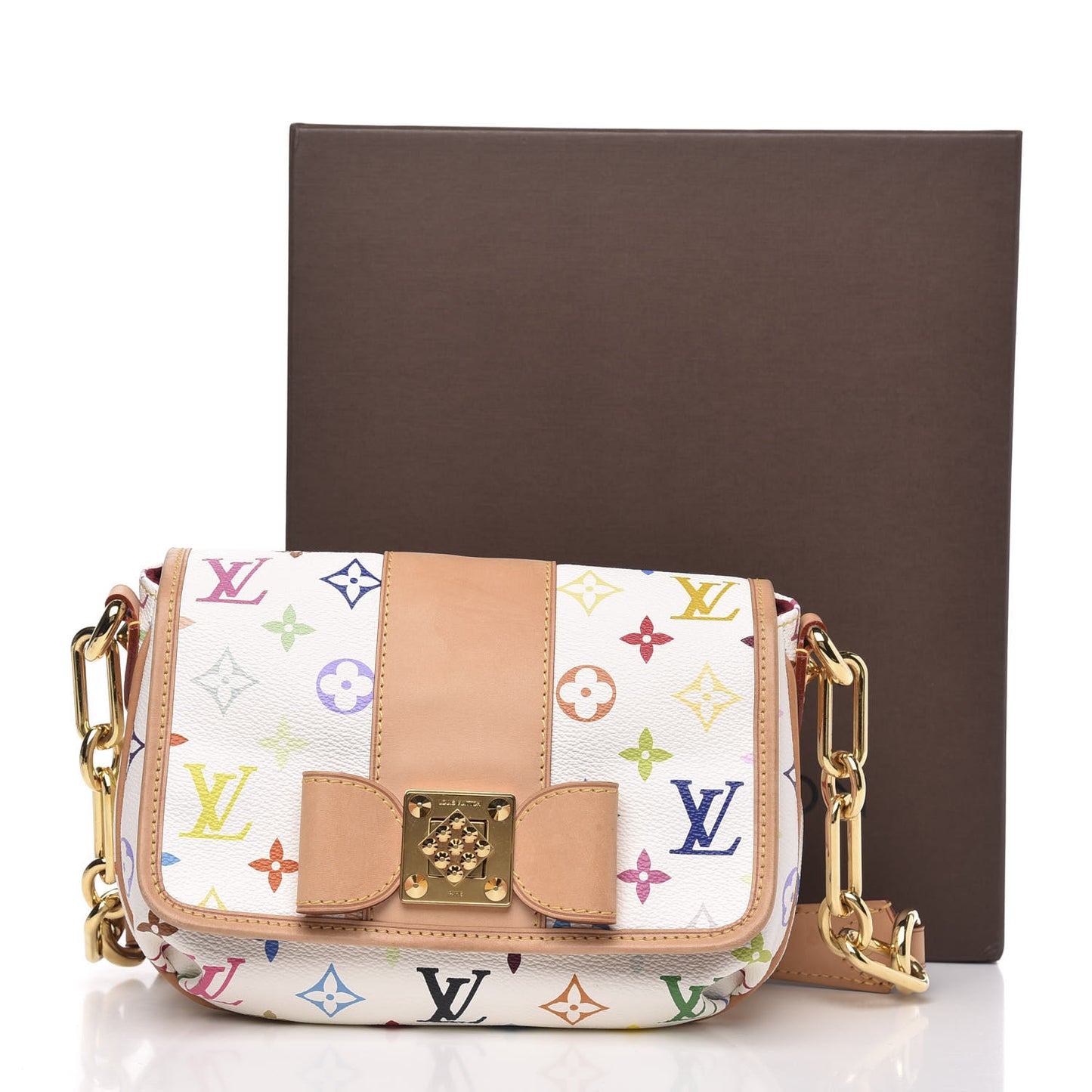 Monogram Multicolor Patti White