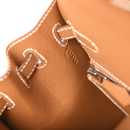 Hermes Epsom Kelly Sellier 25 Gold 7 of 11