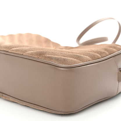 Saint Laurent Suede Matelasse Monogram Lou Camera Bag Taupe 9 of 9