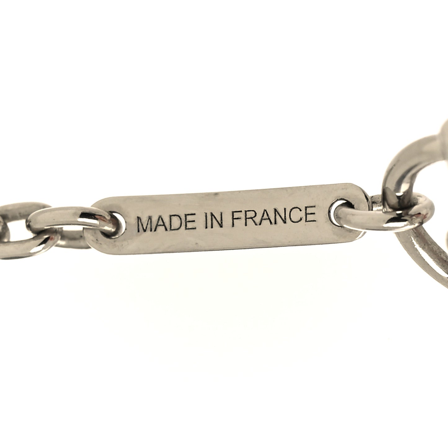 Lacquered Palladium Cavalier Necklace Craie