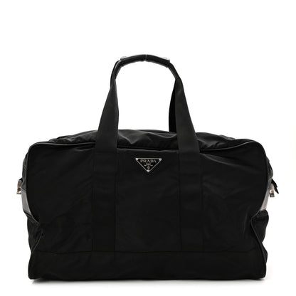 Prada Tessuto Nylon Saffiano Viaggio Duffle Black 1 of 9