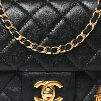 Chanel Lambskin Quilted Mini Pearl Crush Flap Black 8 of 11