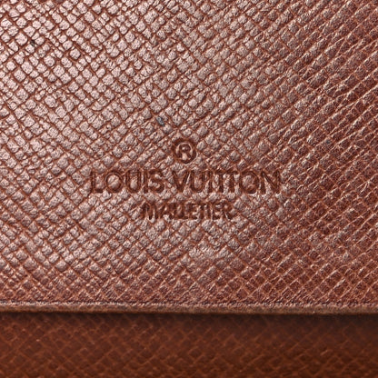 Louis Vuitton Monogram Simple Checkbook Holder Wallet Cover 8 of 11