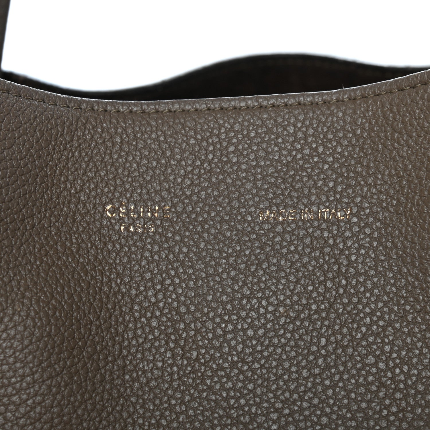 Celine Soft Grained Calfskin Small Belt Cabas Phantom Taupe 9 of 11