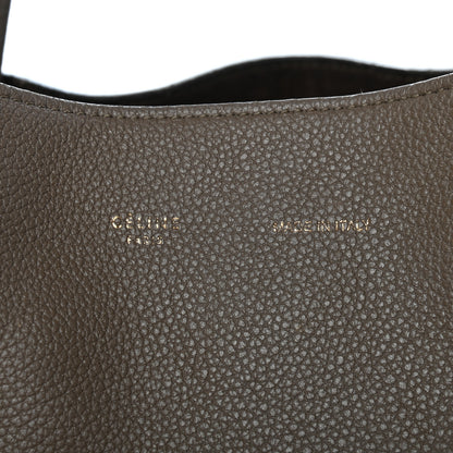 Celine Soft Grained Calfskin Small Belt Cabas Phantom Taupe 9 of 11