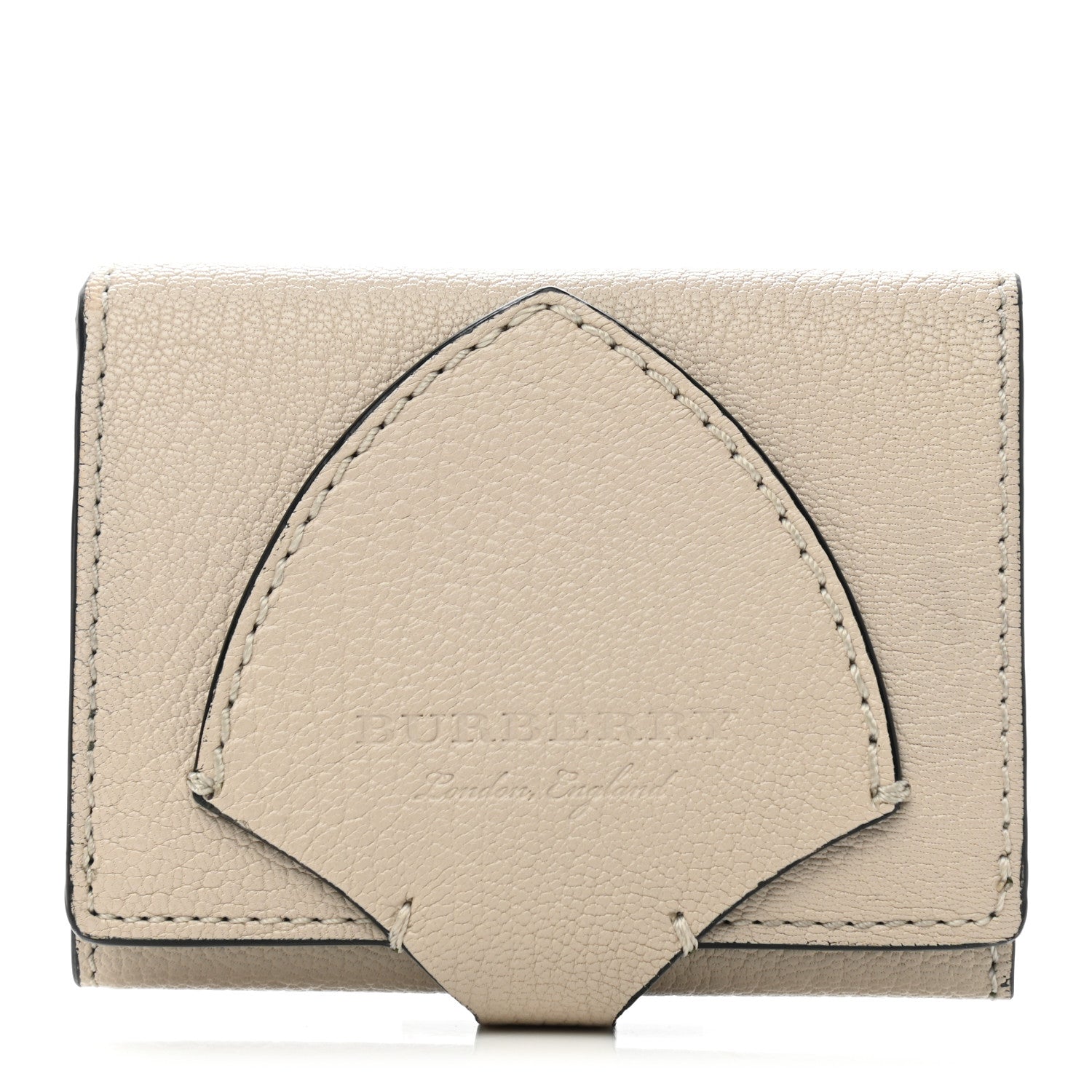 Burberry Goatskin Small Harlow Wallet Stone 1 of 9