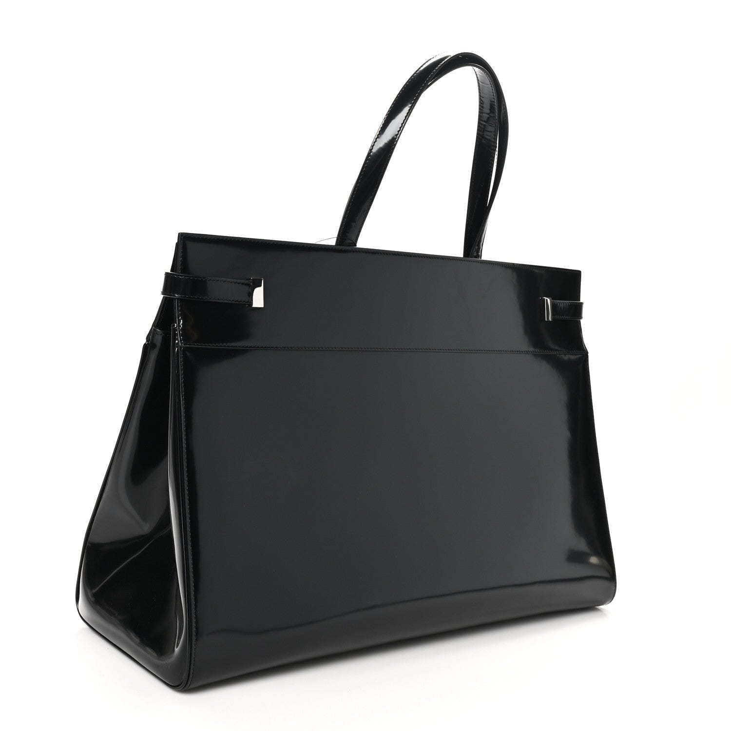 Saint Laurent Abrasivato Oxford Large Manhattan Shopper Tote Black 3 of 10