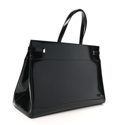 Saint Laurent Abrasivato Oxford Large Manhattan Shopper Tote Black 3 of 10