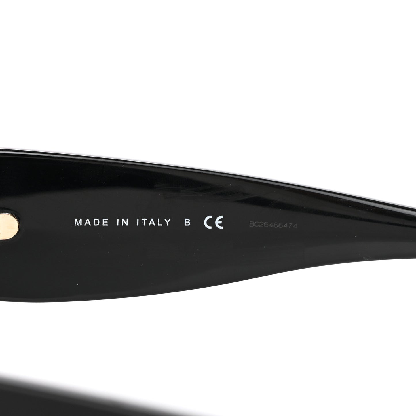 Acetate Rectangle Sunglasses 5435-A Black