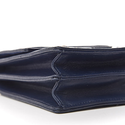 Christian Dior Lambskin Studded Vertical Diorama Indigo 9 of 10