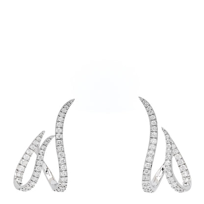 Messika 18K White Gold Diamond Gatsby Daisy Earrings 1 of 5