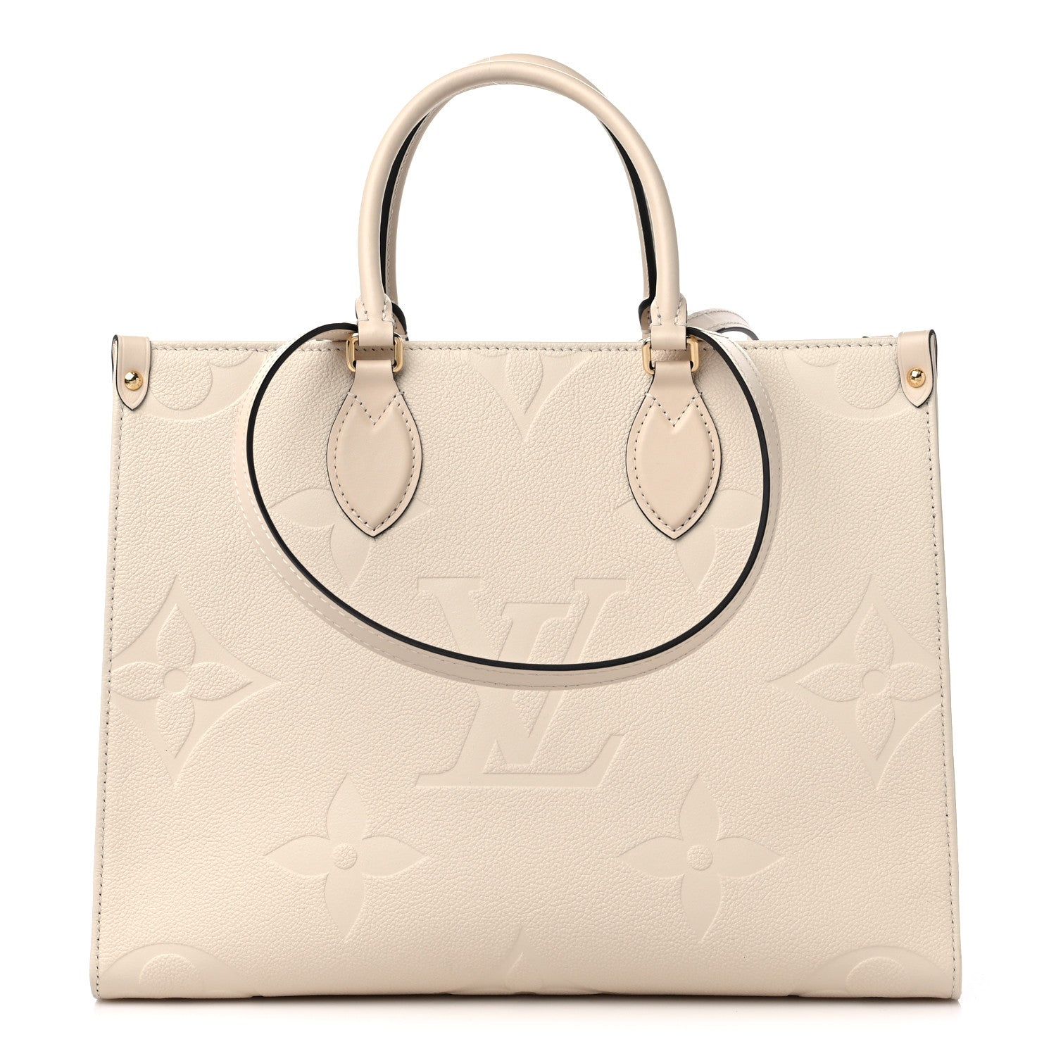 Louis Vuitton Empreinte Monogram Giant Onthego MM Creme 1 of 8