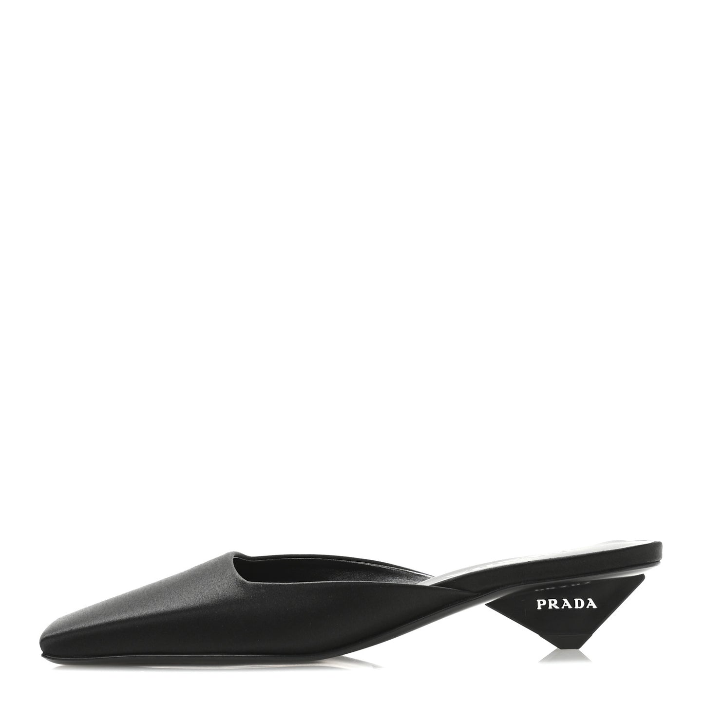 Satin Modellerie Mules 35.5 Black