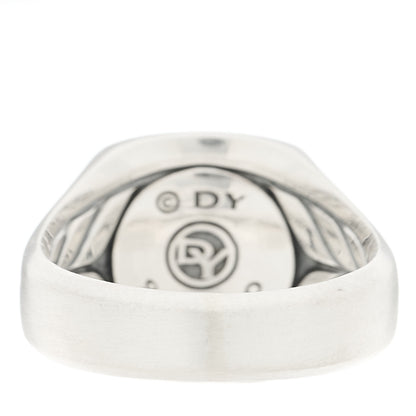 David Yurman Sterling Silver 18K Yellow Gold Petrvs Horse Signet Ring 58 8.5 3 of 5