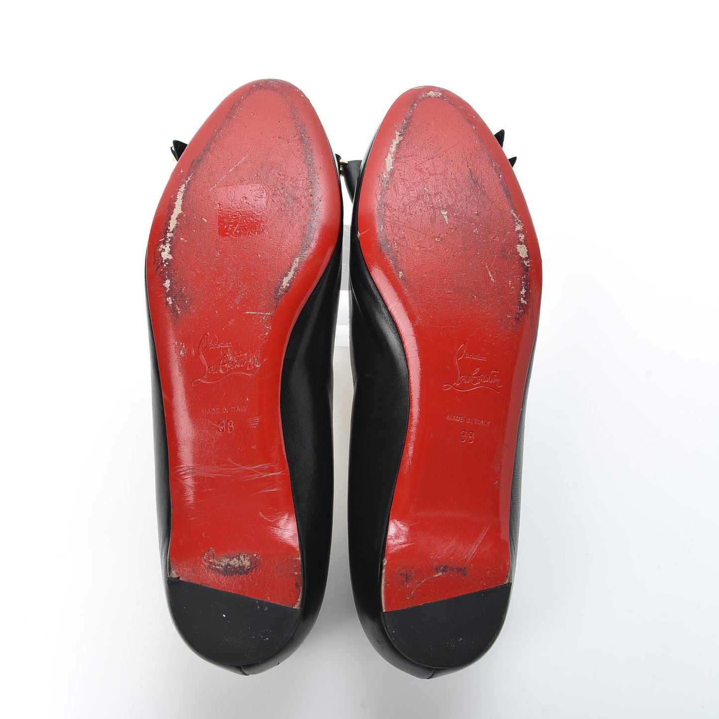 Nappa Ballalarina Flats 38 Black