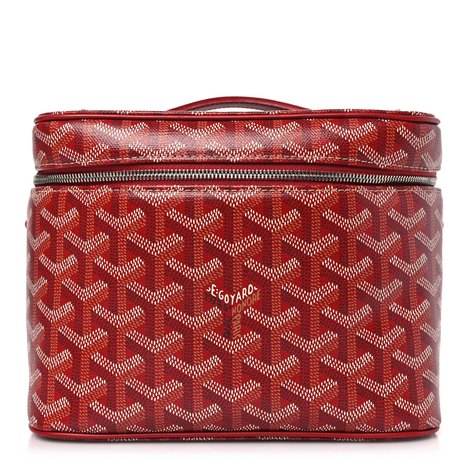 Goyard Goyardine Muse Vanity Case Red 1 of 10