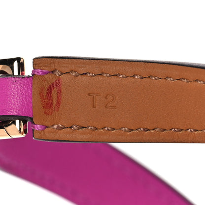 Hermes Swift Rivale Double Tour Bracelet T2 Magnolia 5 of 6