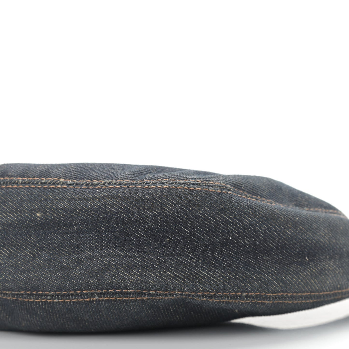 Denim Calfskin Street Chic Hobo Blue Brown